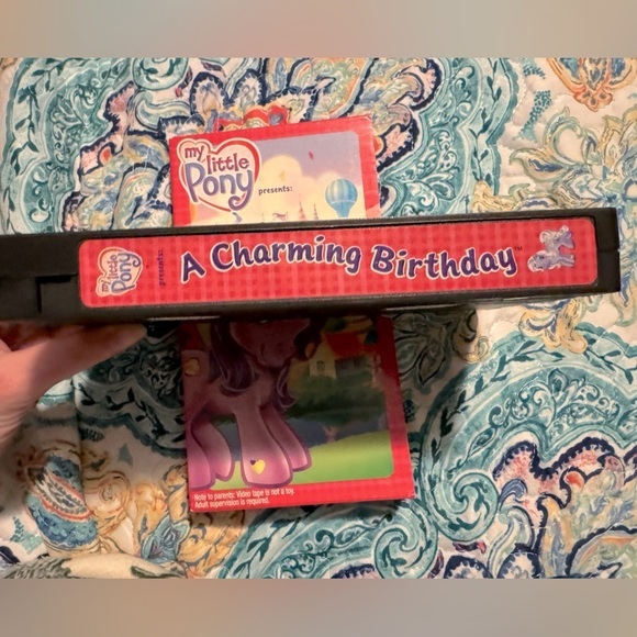Vintage My Little Pony A Charming Birthday VHS Tape - Picture 6 of 6